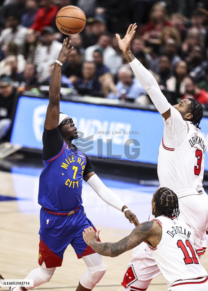 (SP)U.S.-CHICAGO-BASKETBALL-NBA-BULLS VS NUGGETS
