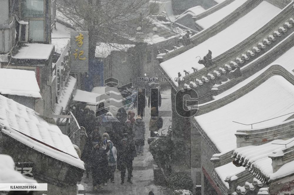 Snow in Beijing