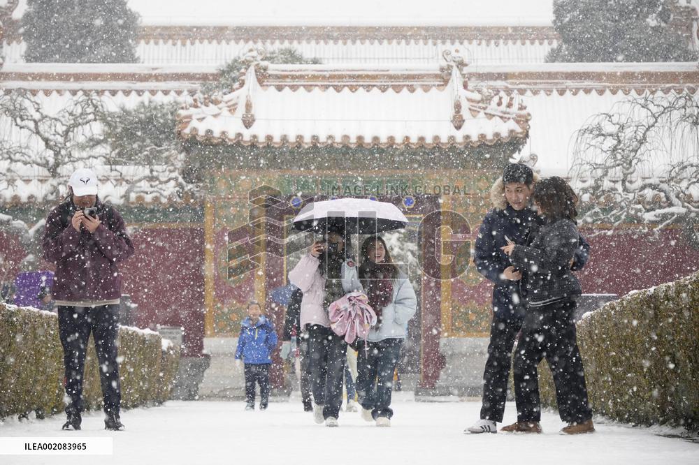 Snow in Beijing
