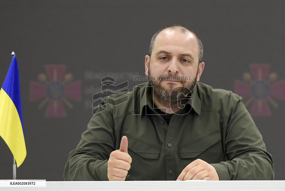 Joint press conference of Ukrainian and Latvian defence ministers