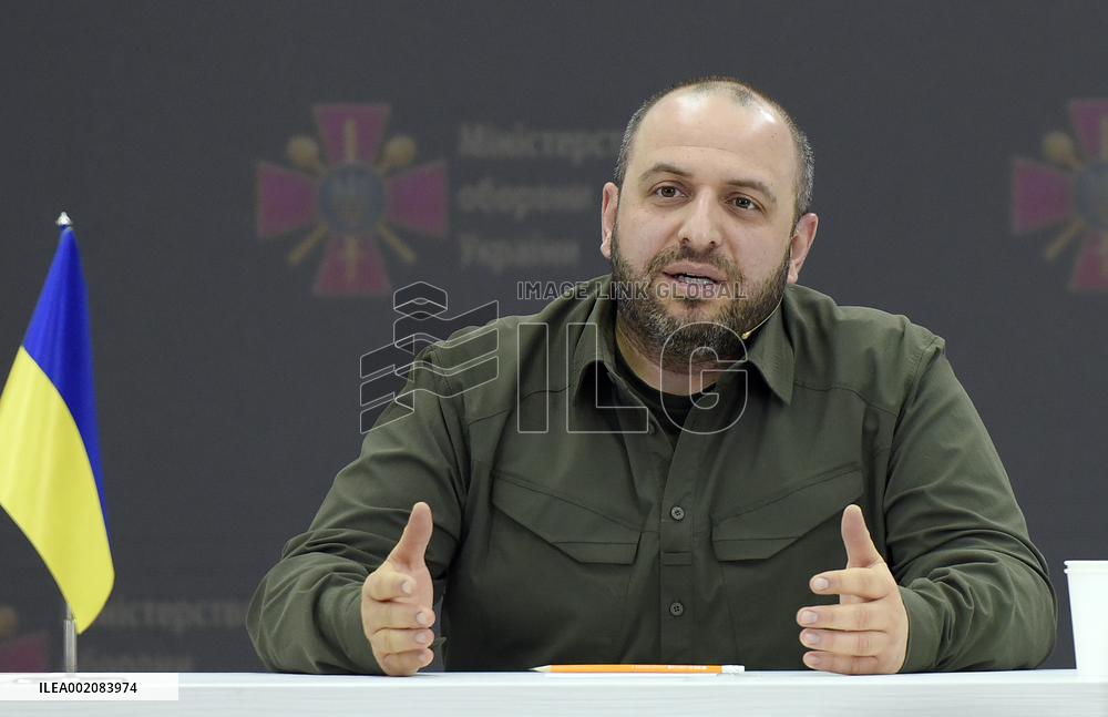 Joint press conference of Ukrainian and Latvian defence ministers