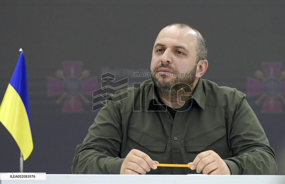 Joint press conference of Ukrainian and Latvian defence ministers