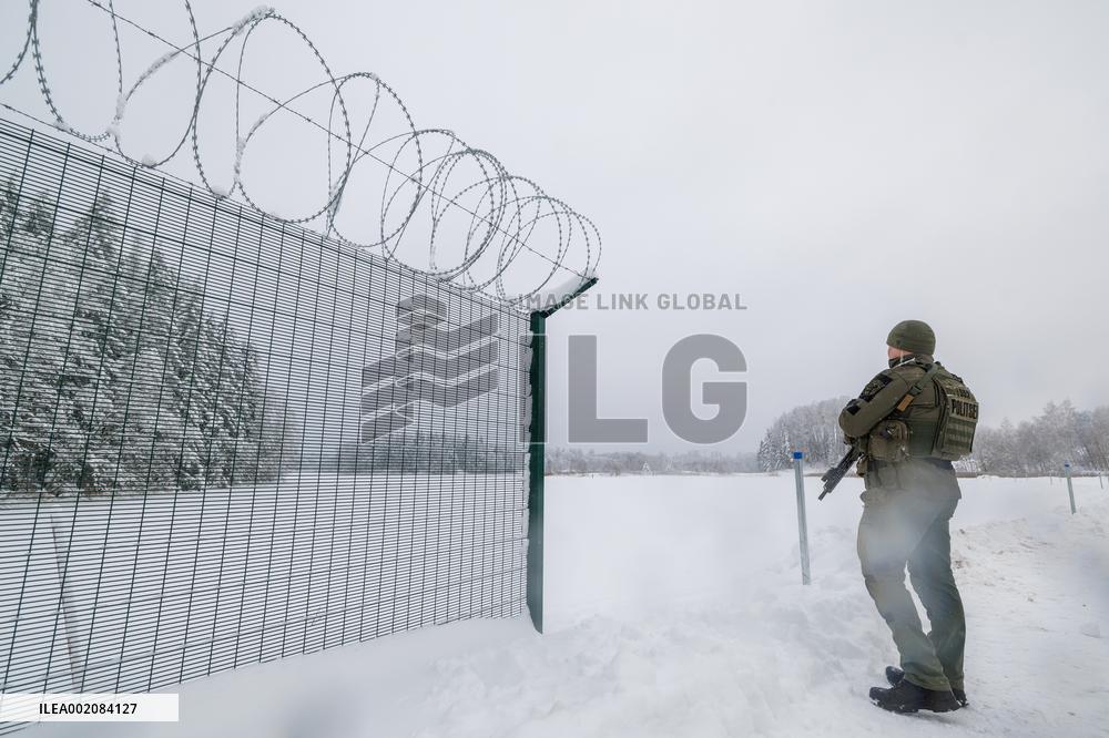 Second part of Estonian-Russian border fence completed