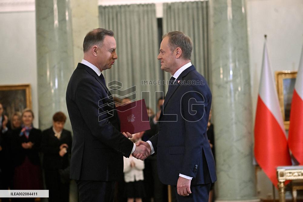 Donald Tusk Appointed New PM - Warsaw