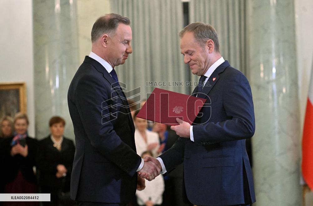 Donald Tusk Appointed New PM - Warsaw