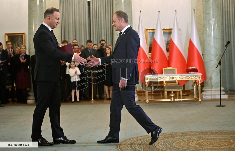 Donald Tusk Appointed New PM - Warsaw