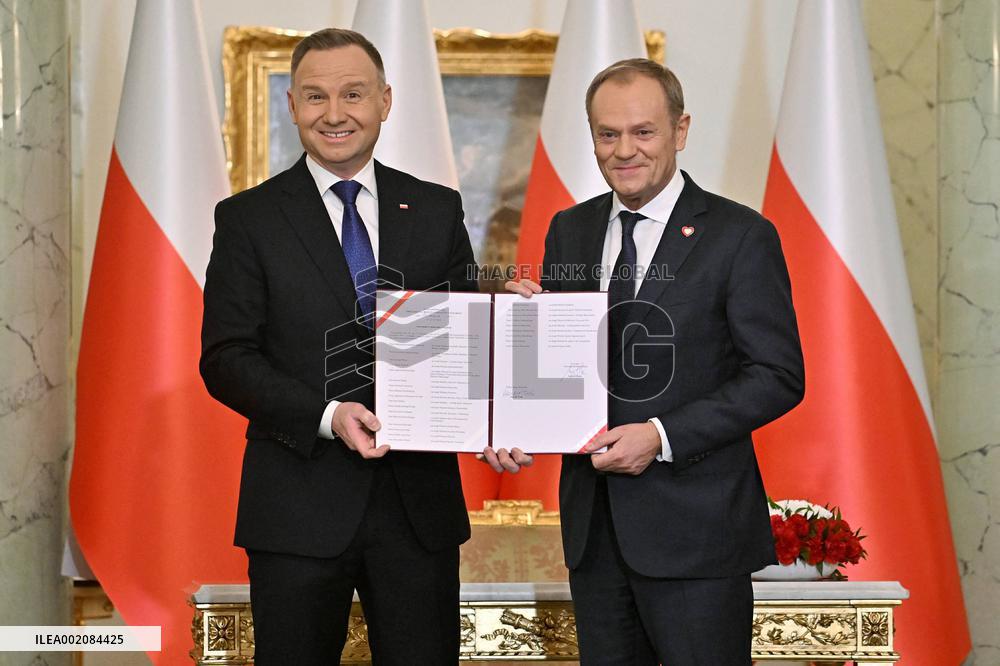 Donald Tusk Appointed New PM - Warsaw