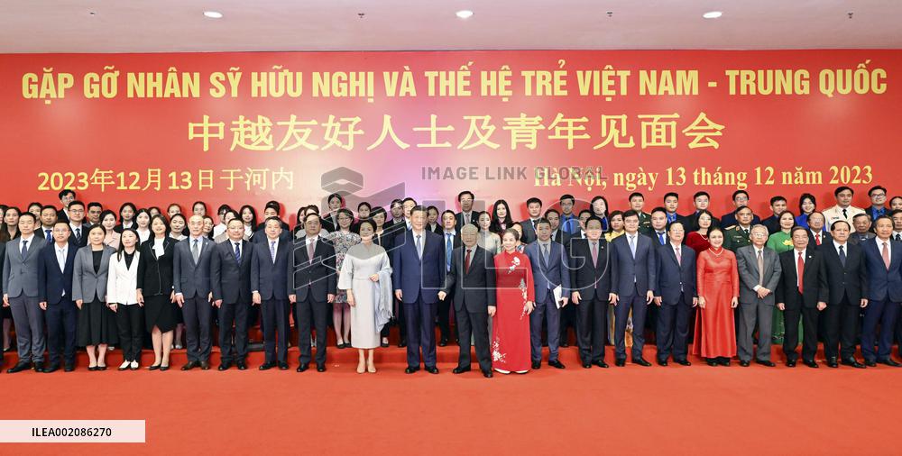 VIETNAM-HANOI-XI JINPING-REPRESENTATIVES-MEETING