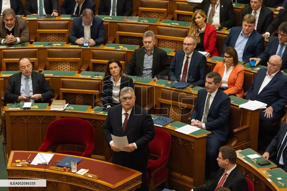 HUNGARY-BUDAPEST-PM-UKRAINE-EU MEMBERSHIP