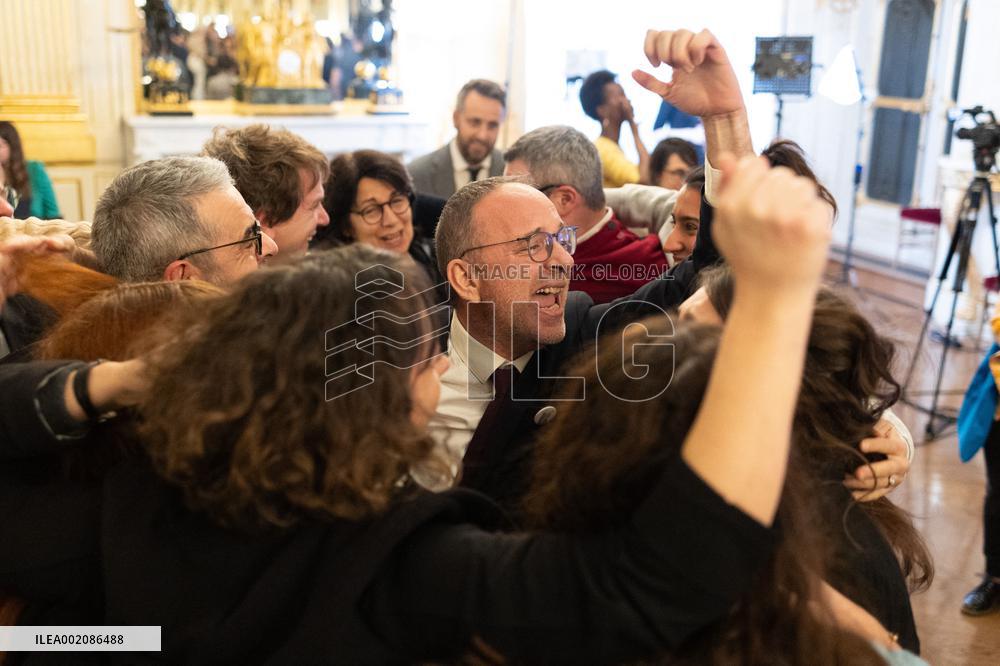Announcement of the European Capital of Culture 2028 - Paris