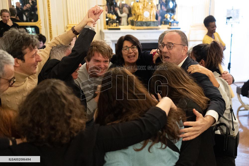 Announcement of the European Capital of Culture 2028 - Paris