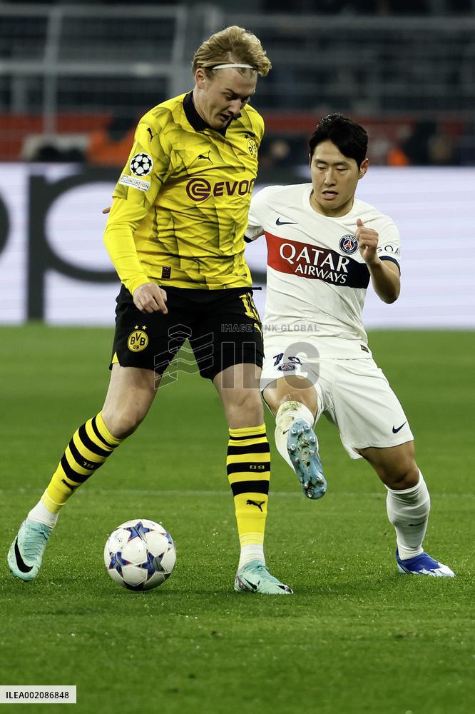(SP)GERMANY-DORTMUND-FOOTBALL-UEFA CHAMPIONS LEAGUE-DORTMUND VS PSG