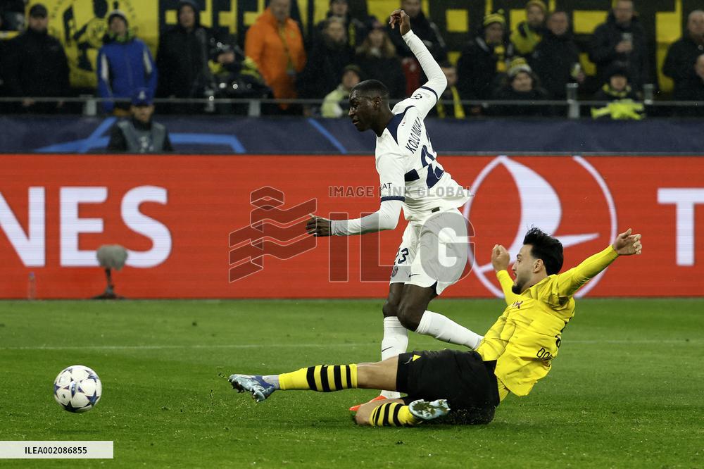 (SP)GERMANY-DORTMUND-FOOTBALL-UEFA CHAMPIONS LEAGUE-DORTMUND VS PSG