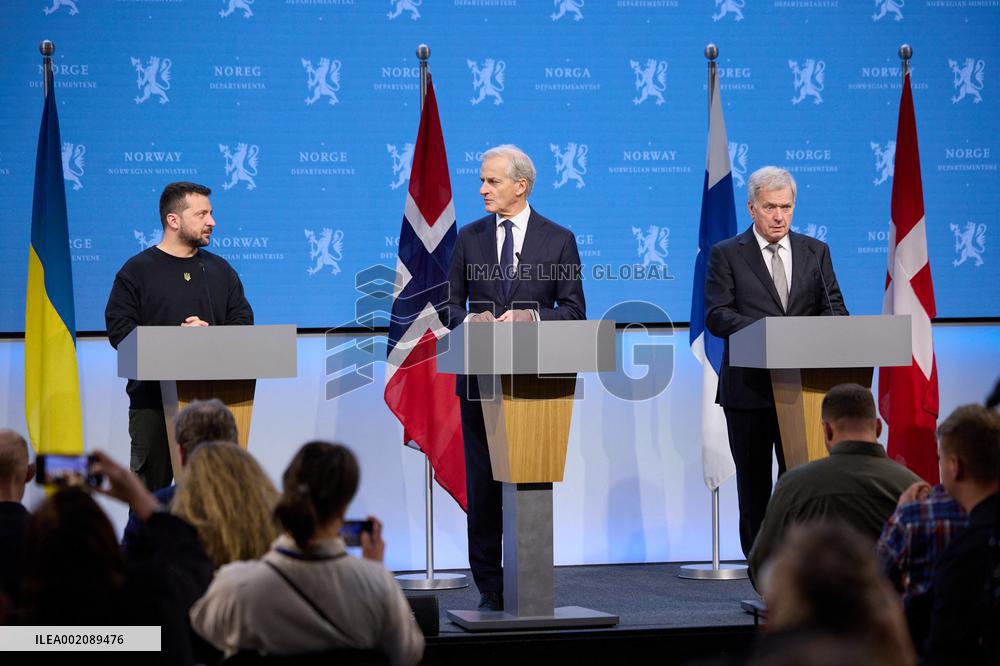 Zelensky Meets Nordic Leaders - Oslo