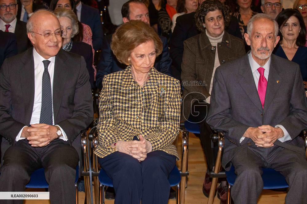 Queen Sofia At ALS Project Ceremony - Madrid