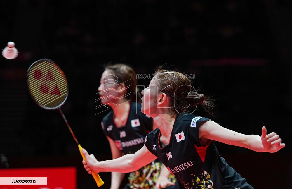 (SP)CHINA-HANGZHOU-BADMINTON-WORLD TOUR FINALS-WOMEN'S DOUBLES