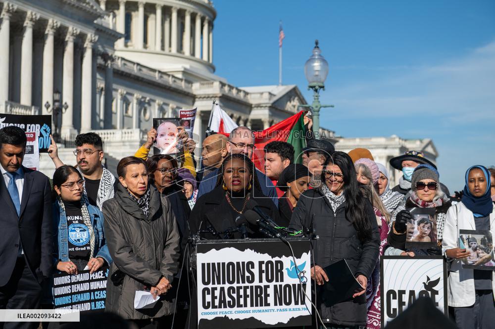 Ceasefire In Gaza Press Conference - Washington