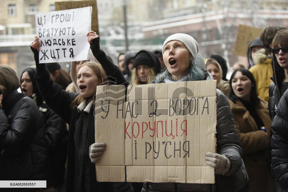 Rally in support of Ukrainian military in Kyiv