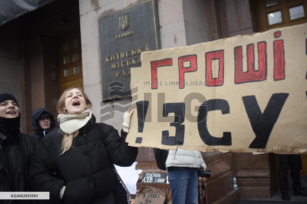 Rally in support of Ukrainian military in Kyiv