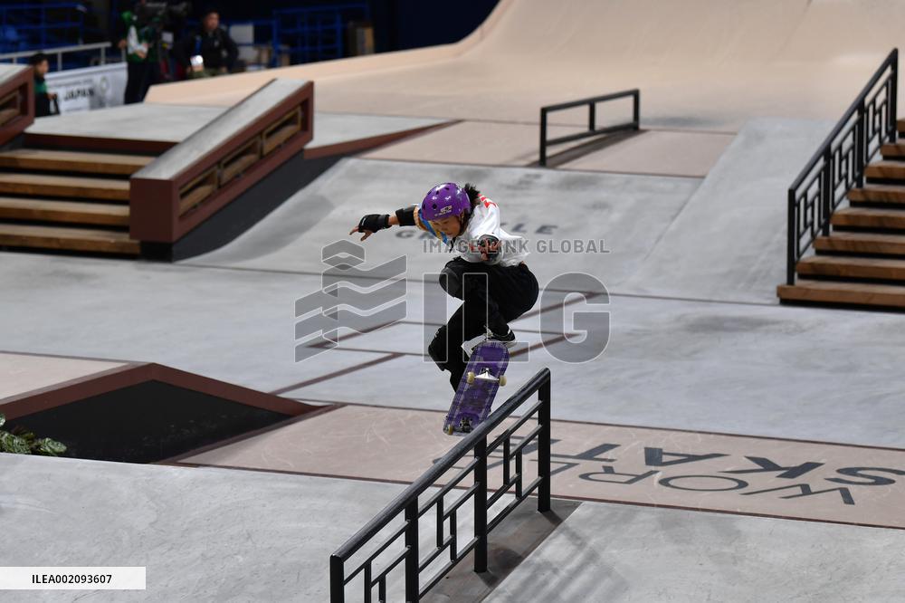 (SP)JAPAN-TOKYO-STREET SKATEBOARDING WORLD CHAMPIONSHIPS-WOMEN'S QUARTERFINAL