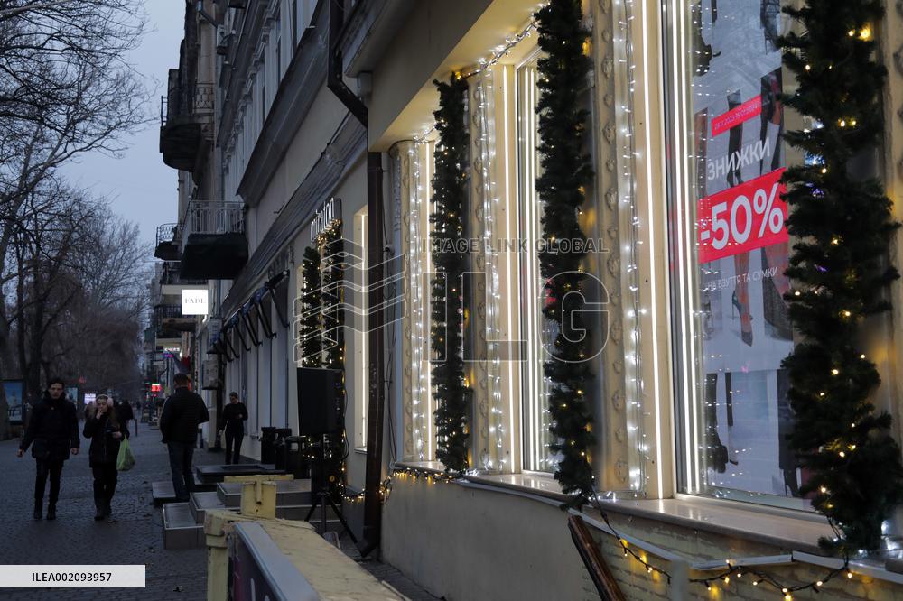 Christmas season in Odesa