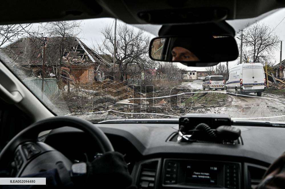 Half-destroyed frontline city of Orikhiv