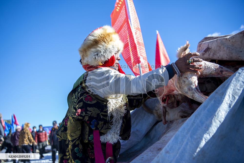 (InTibet)CHINA-XIZANG-NAGQU-LIVESTOCK PRODUCTS-FAIR (CN)
