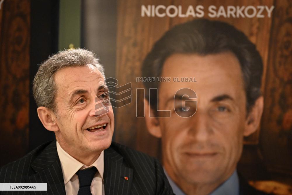 Nicolas Sarkozy Book Signing - Asnieres
