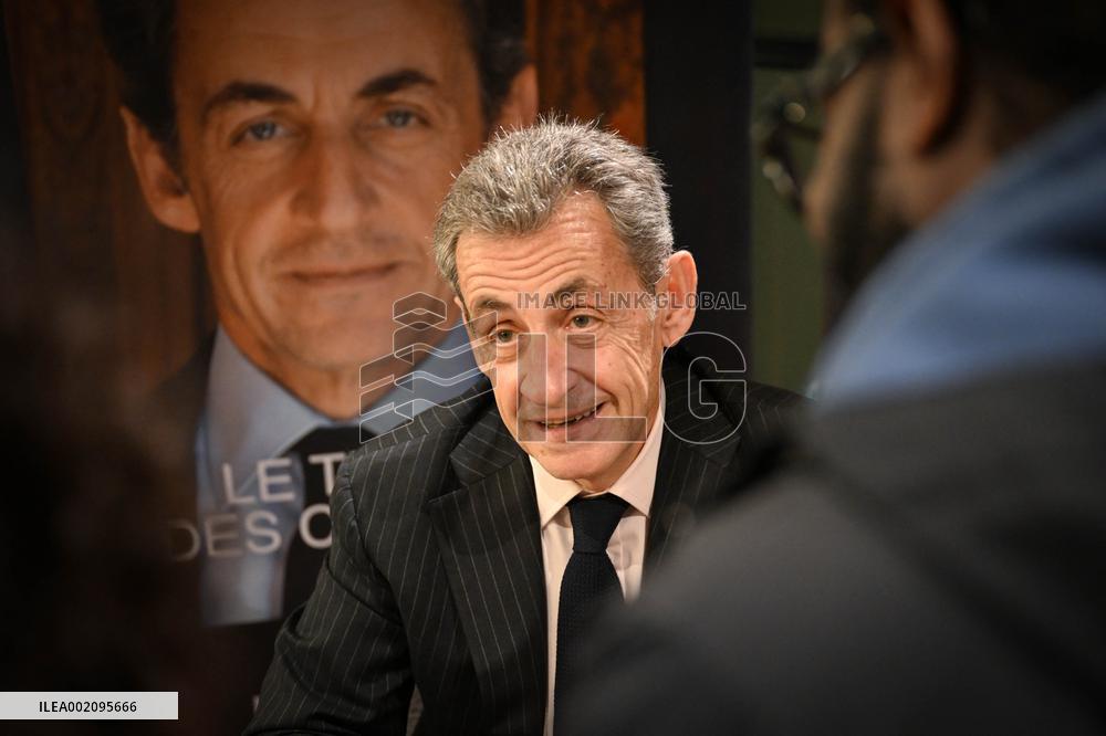 Nicolas Sarkozy Book Signing - Asnieres