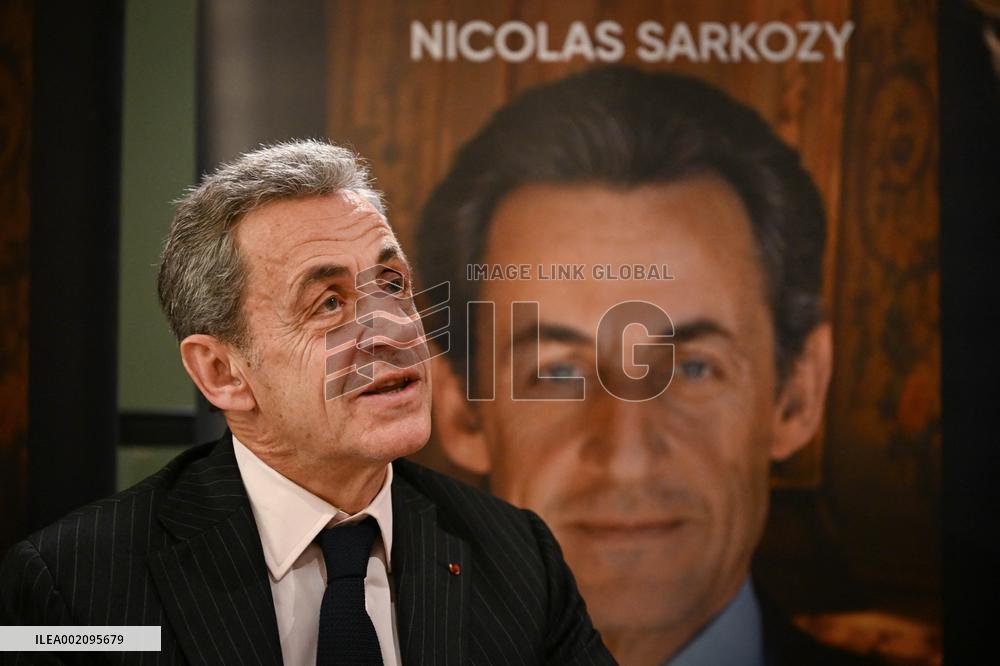Nicolas Sarkozy Book Signing - Asnieres