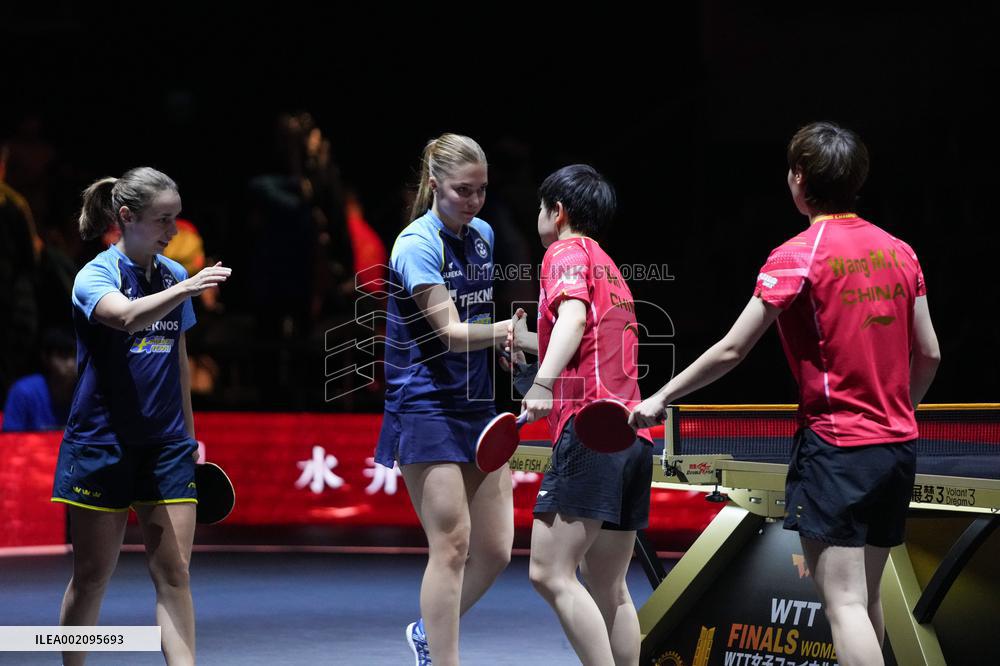(SP)JAPAN-NAGOYA-TABLE TENNIS-WTT FINALS WOMEN-QUARTERFINAL