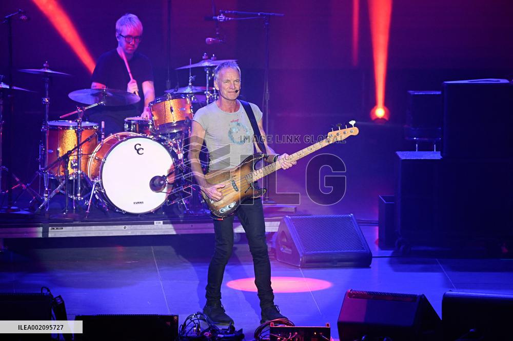 Sting performing live in Madrid