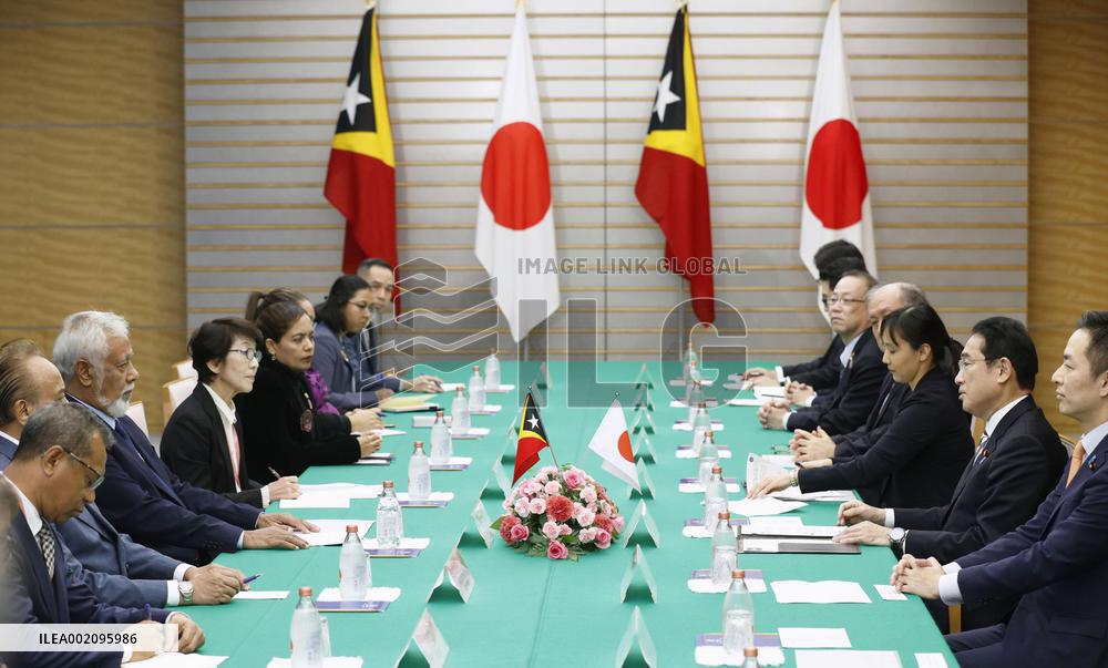 East Timor PM in Tokyo