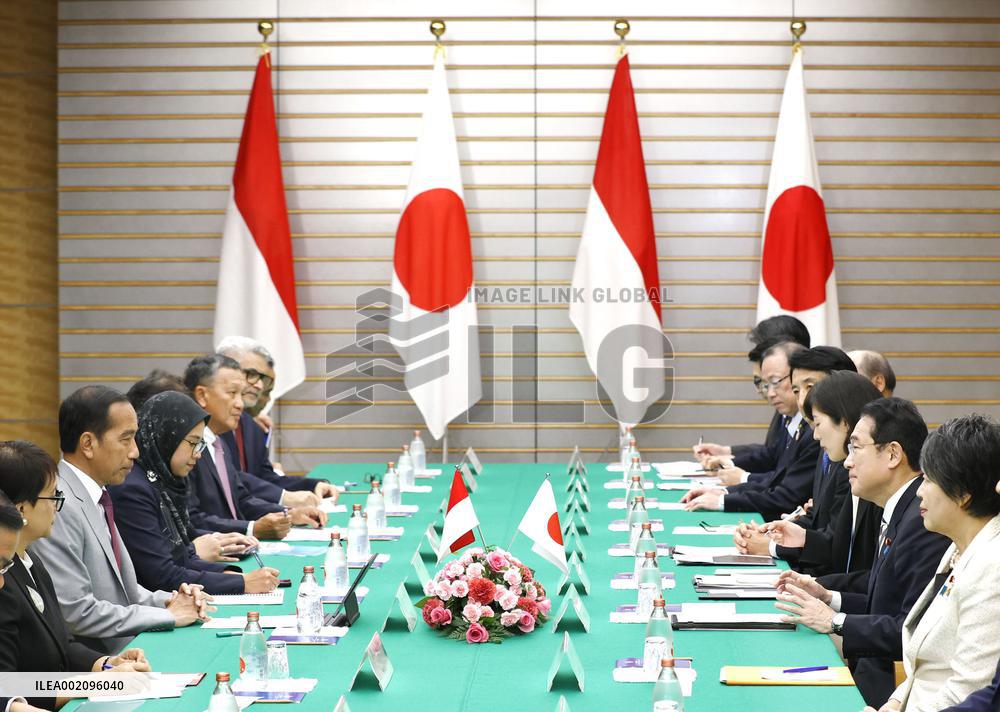 Indonesian president in Tokyo