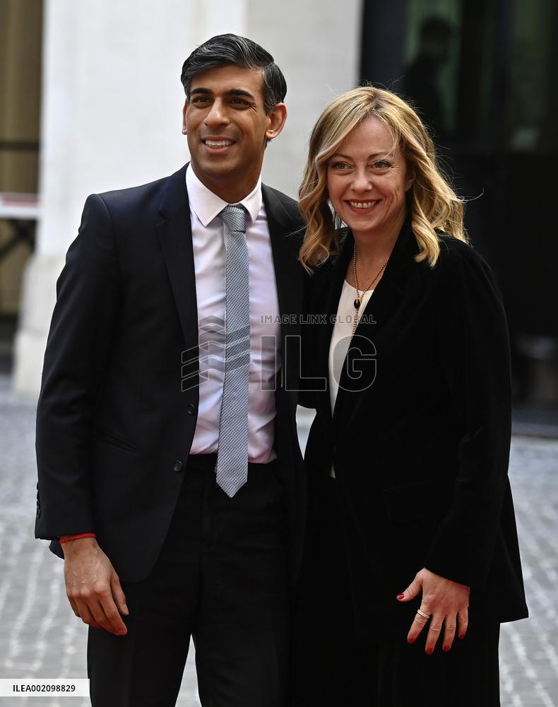 ITALY-ROME-BRITAIN-ALBANIA-LEADERS-MEETTING
