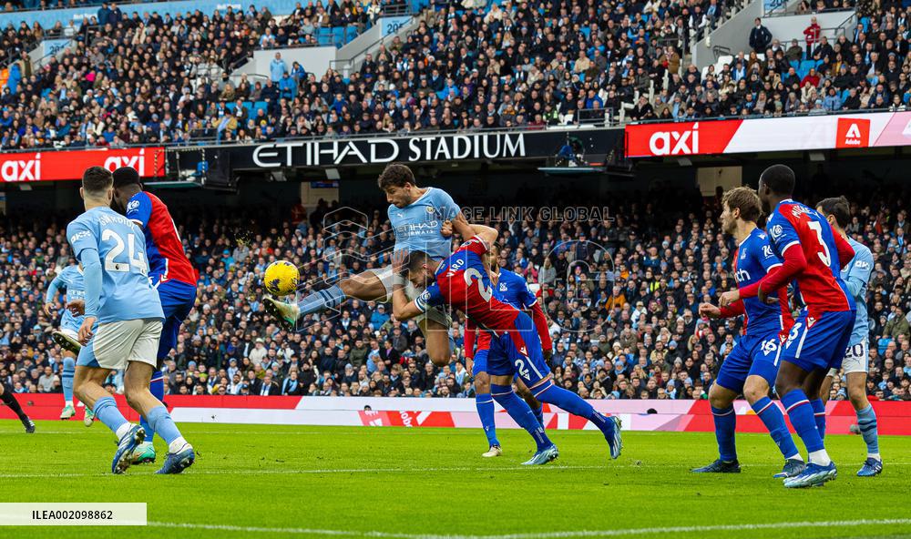 (SP)BRITAIN-MANCHESTER-FOOTBALL-ENGLISH PREMIER LEAGUE-MANCHESTER CITY VS CRYSTAL PALACE