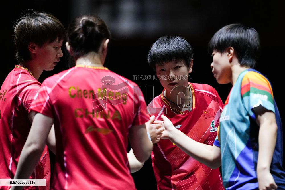 (SP)JAPAN-NAGOYA-TABLE TENNIS-WTT FINALS WOMEN-SEMIFINAL
