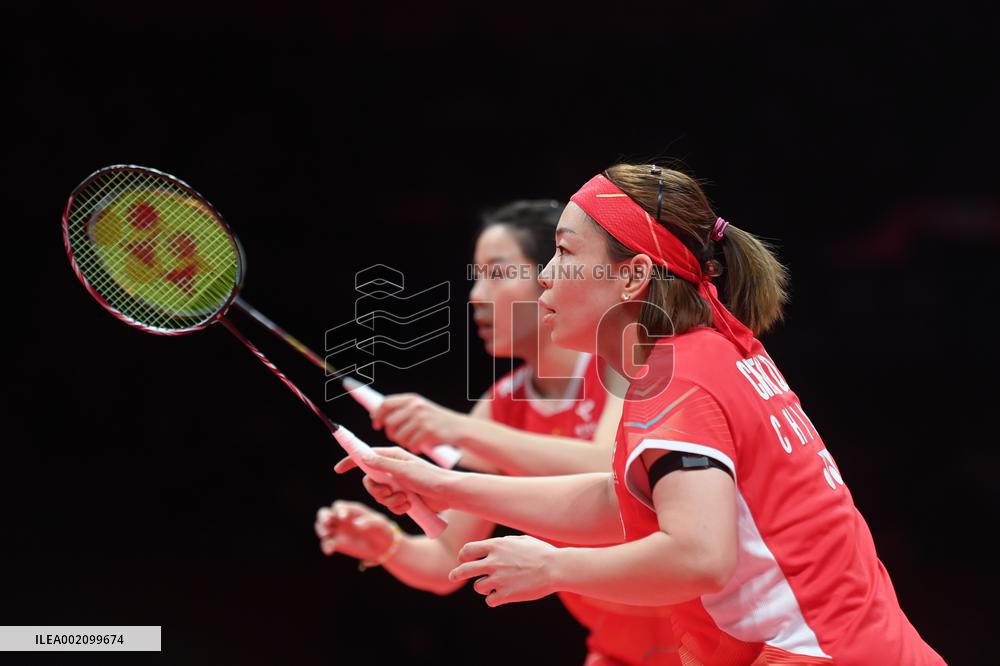 (SP)CHINA-HANGZHOU-BADMINTON-WORLD TOUR FINALS-WOMEN'S DOUBLES(CN)