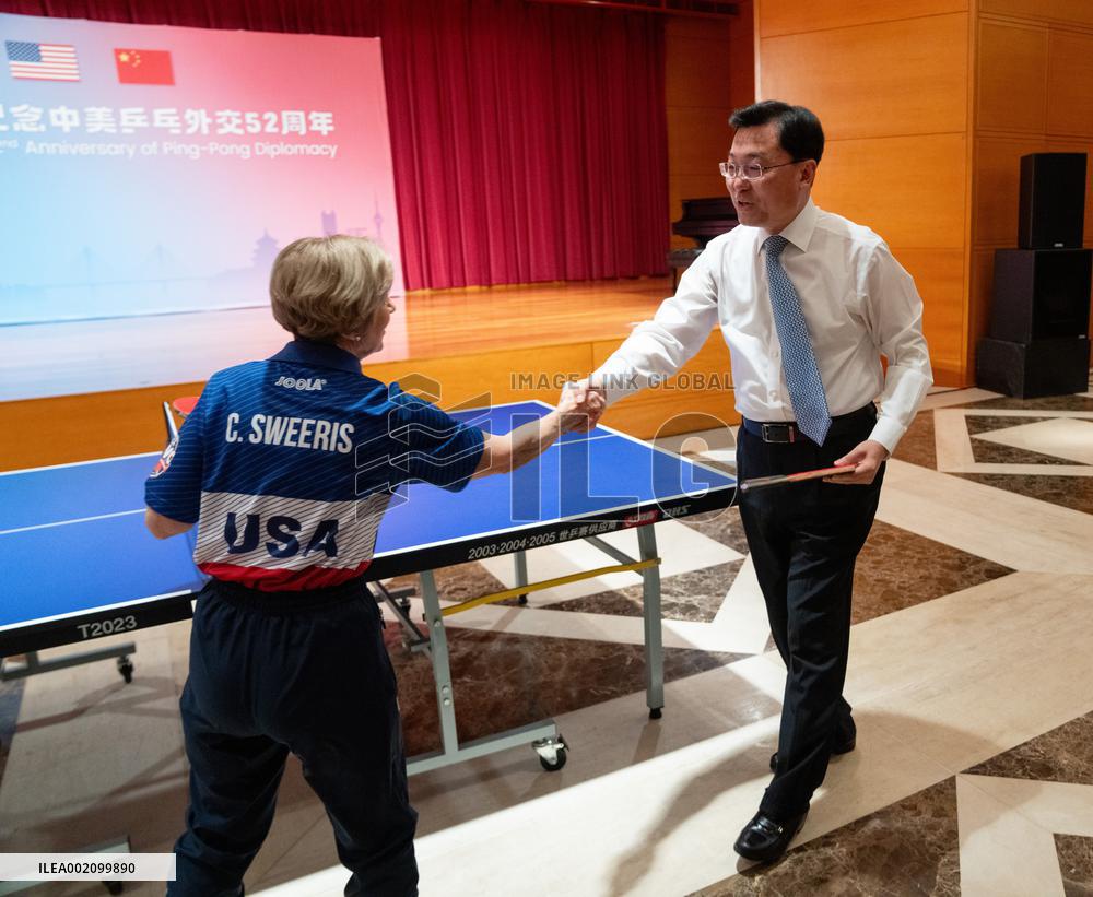 U.S.-WASHINGTON, D.C.-PING-PONG DIPLOMACY-ANNIVERSARY