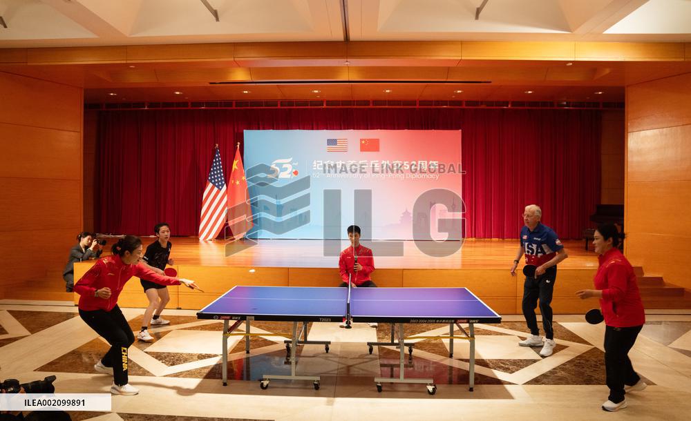 U.S.-WASHINGTON, D.C.-PING-PONG DIPLOMACY-ANNIVERSARY
