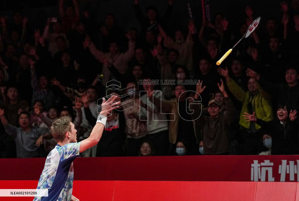 (SP)CHINA-HANGZHOU-BADMINTON-WORLD TOUR FINALS-MEN'S SINGLES(CN)