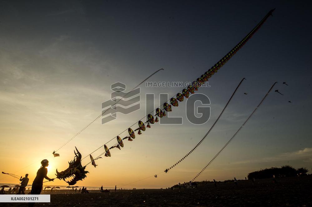 INDONESIA-YOGYAKARTA-DRAGON KITES