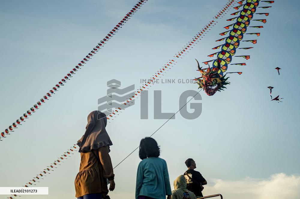 INDONESIA-YOGYAKARTA-DRAGON KITES