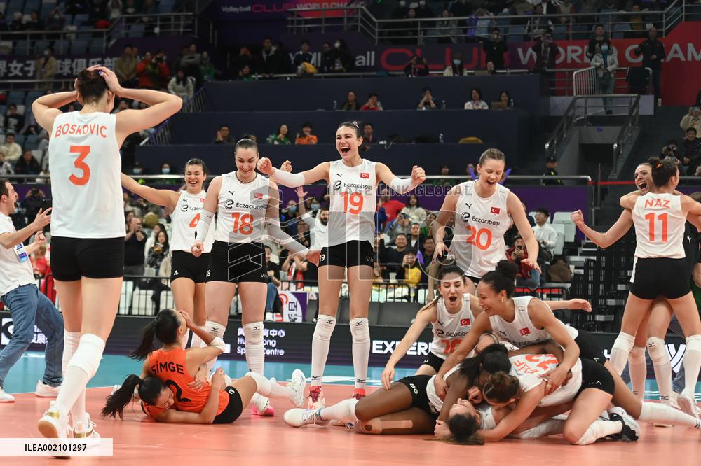 (SP)CHINA-HANGZHOU-VOLLEYBALL-FIVB WOMEN'S CLUB WORLD CHAMPIONSHIP-VAKIFBANK VS ECZACIBASI