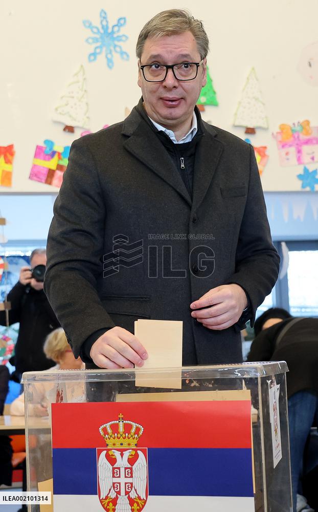 SERBIA-BELGRADE-EXTRAORDINARY PARLIAMENTARY ELECTION
