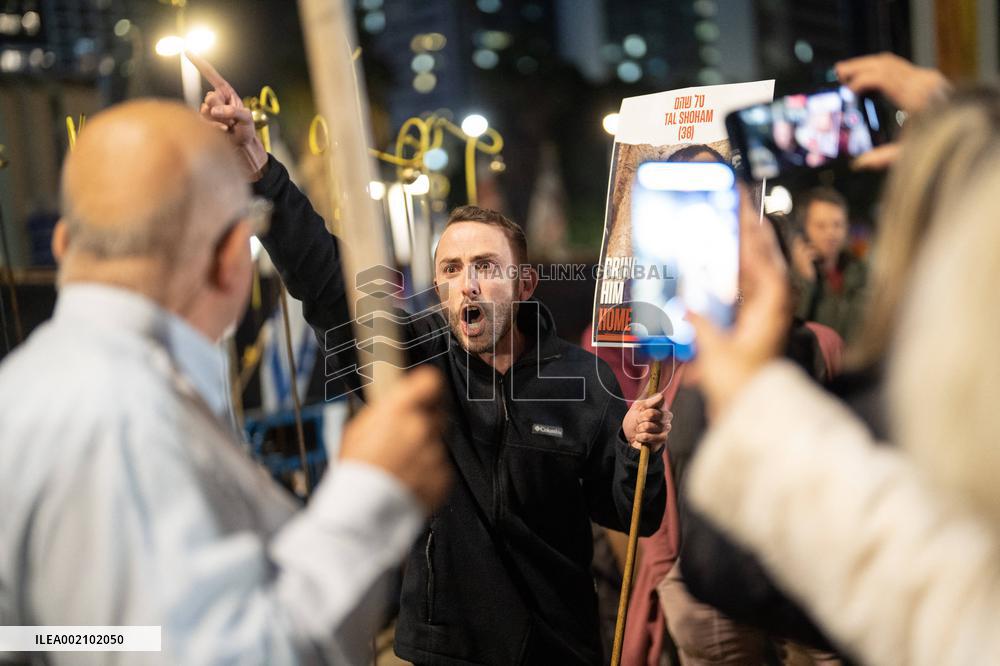 Protest after IDF Admits to Accidentally Killing Of Three Hostages - Gaza