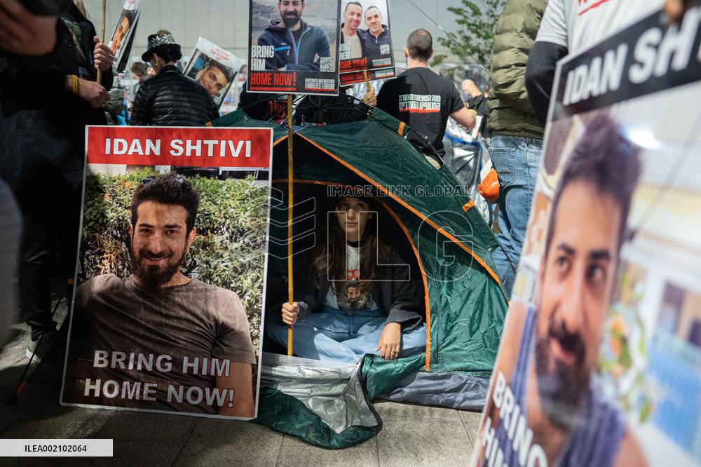 Protest after IDF Admits to Accidentally Killing Of Three Hostages - Gaza