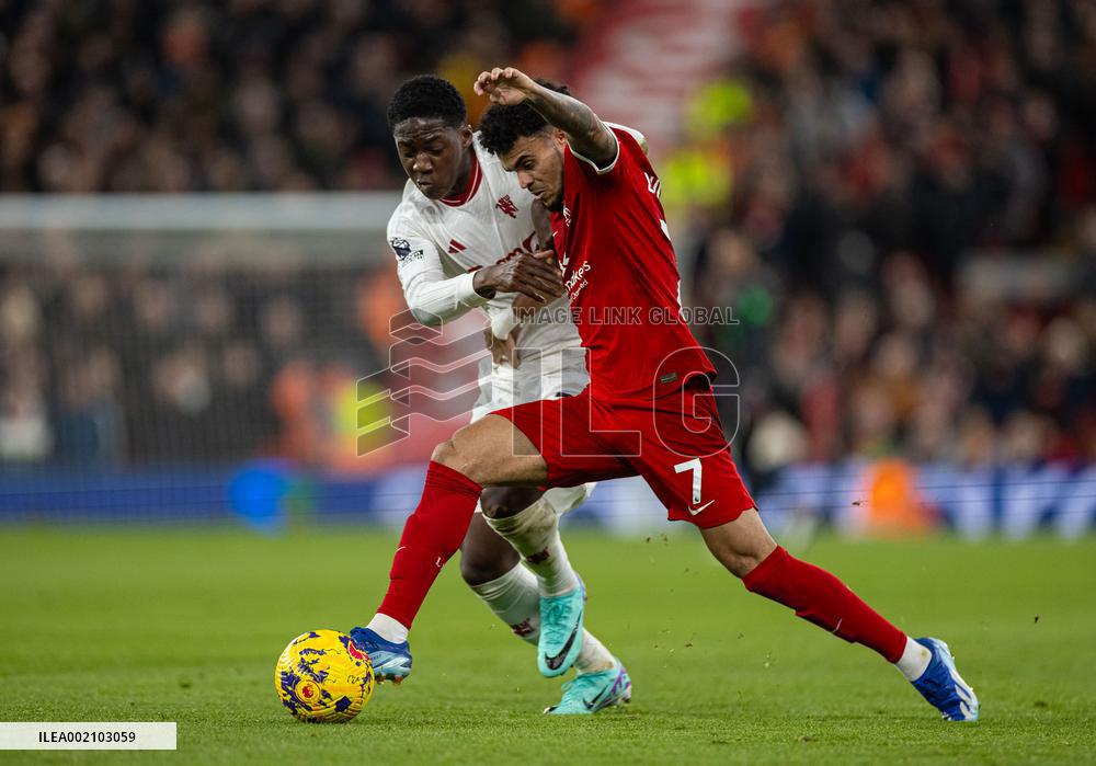 (SP)BRITAIN-LIVERPOOL-FOOTBALL-ENGLISH PREMIER LEAGUE-LIVERPOOL VS MANCHESTER UNITED