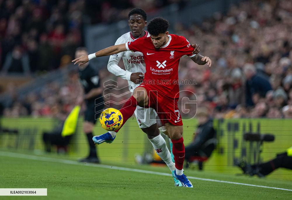 (SP)BRITAIN-LIVERPOOL-FOOTBALL-ENGLISH PREMIER LEAGUE-LIVERPOOL VS MANCHESTER UNITED