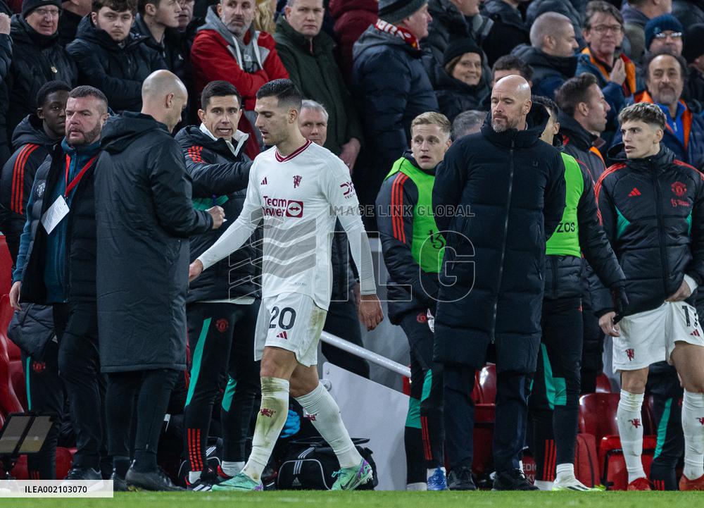 (SP)BRITAIN-LIVERPOOL-FOOTBALL-ENGLISH PREMIER LEAGUE-LIVERPOOL VS MANCHESTER UNITED